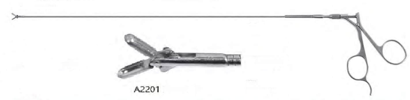 Затискач біопсійний, гнучкий, діаметр 5,5Fr, довжина 260 мм до дитячого цистоскопа, розбірний TianSong